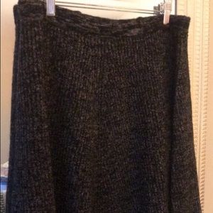 grey sweater skirt woman’s size L